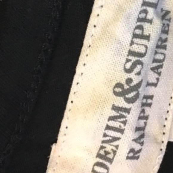 🖤Ralph Lauren NWT Denim&Supl Black Fringe Top, L - Picture 10 of 11